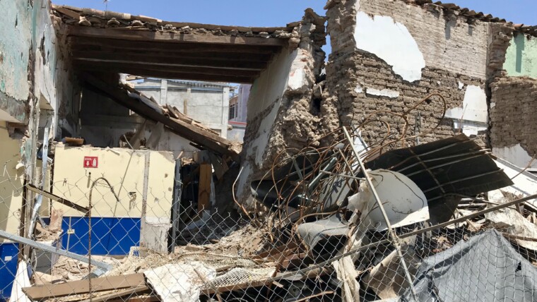 Juchitán is close to the epicenter and the city suffered much loss