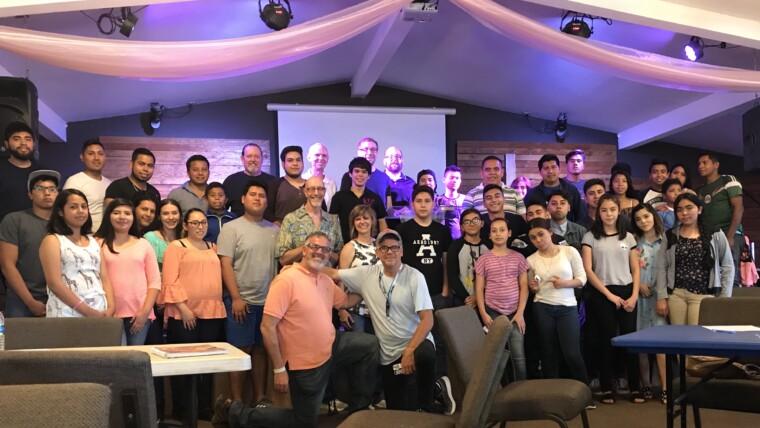 The group that attended the worship workshop in Tijuana