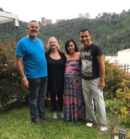 Dave & Dawn with Luis & Kerly. Kerly is due with their second child any day now