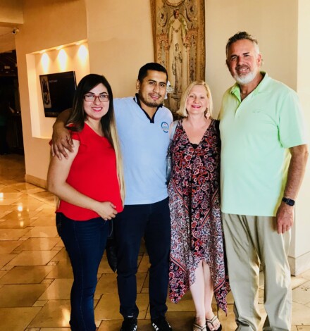 Edna, Mere, Dawn and Dave in Mexicali