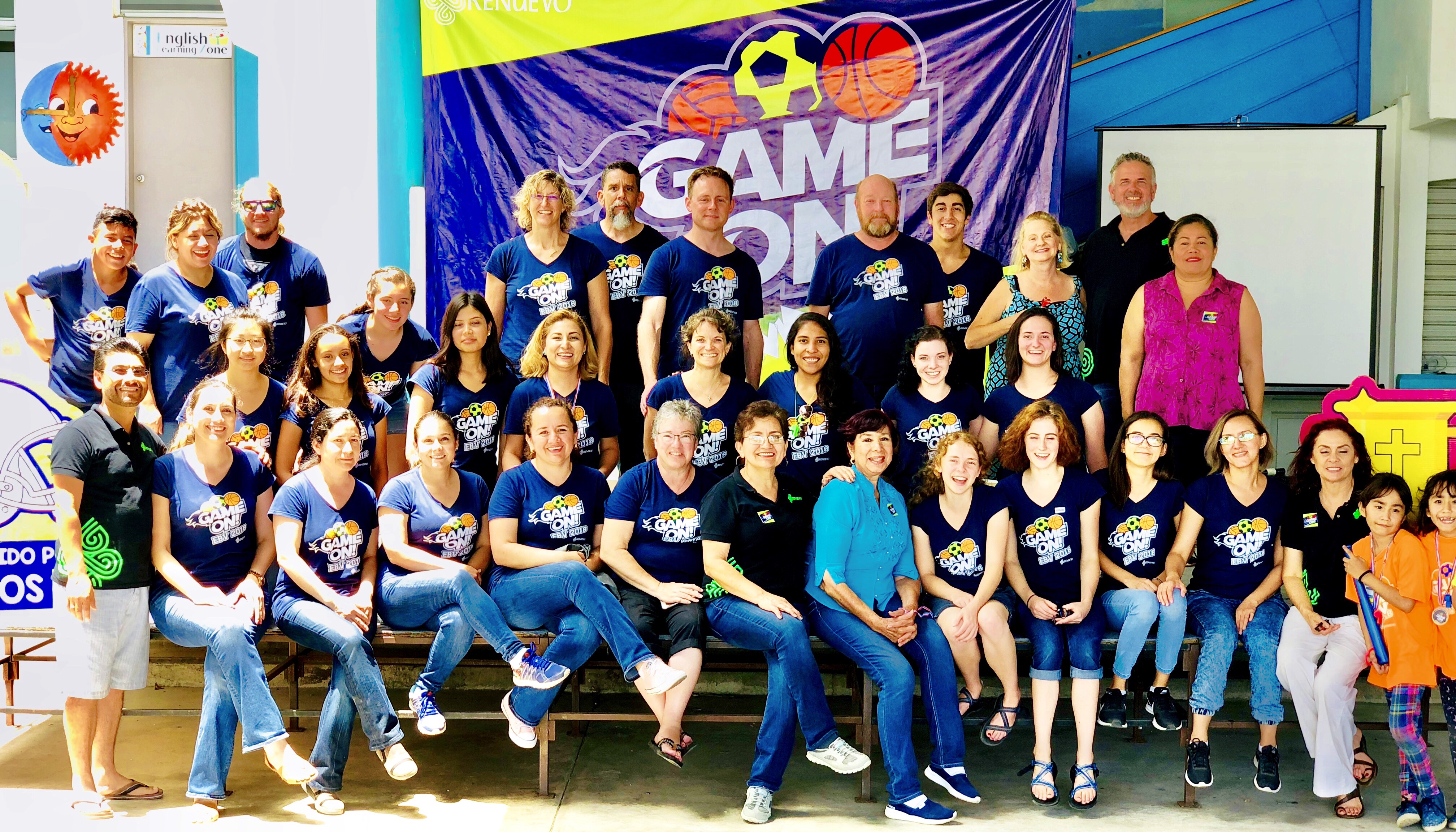 Our group of teachers and volunteers that ran the VBS