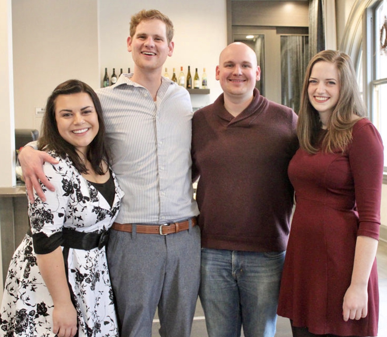 Hannah & Jonathan with David & Emily