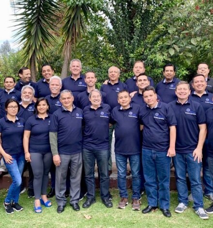 A great group. Friends from Colombia, Uruguay, Venezuela, Ecuador, Honduras, Costa Rica and Mexico who serve with Red de Multiplicación