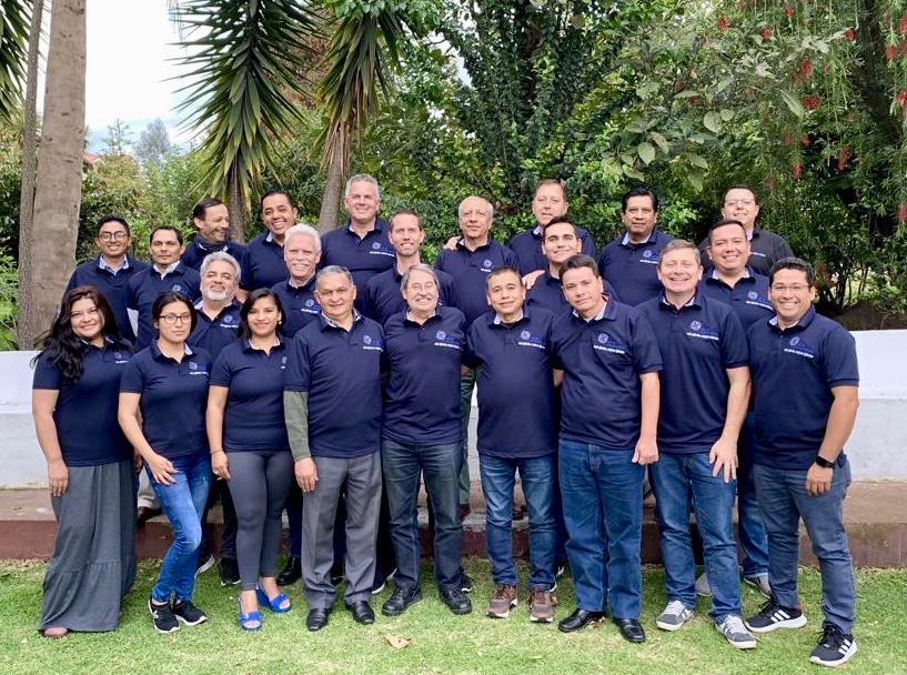 A great group. Friends from Colombia, Uruguay, Venezuela, Ecuador, Honduras, Costa Rica and Mexico who serve with Red de Multiplicación 