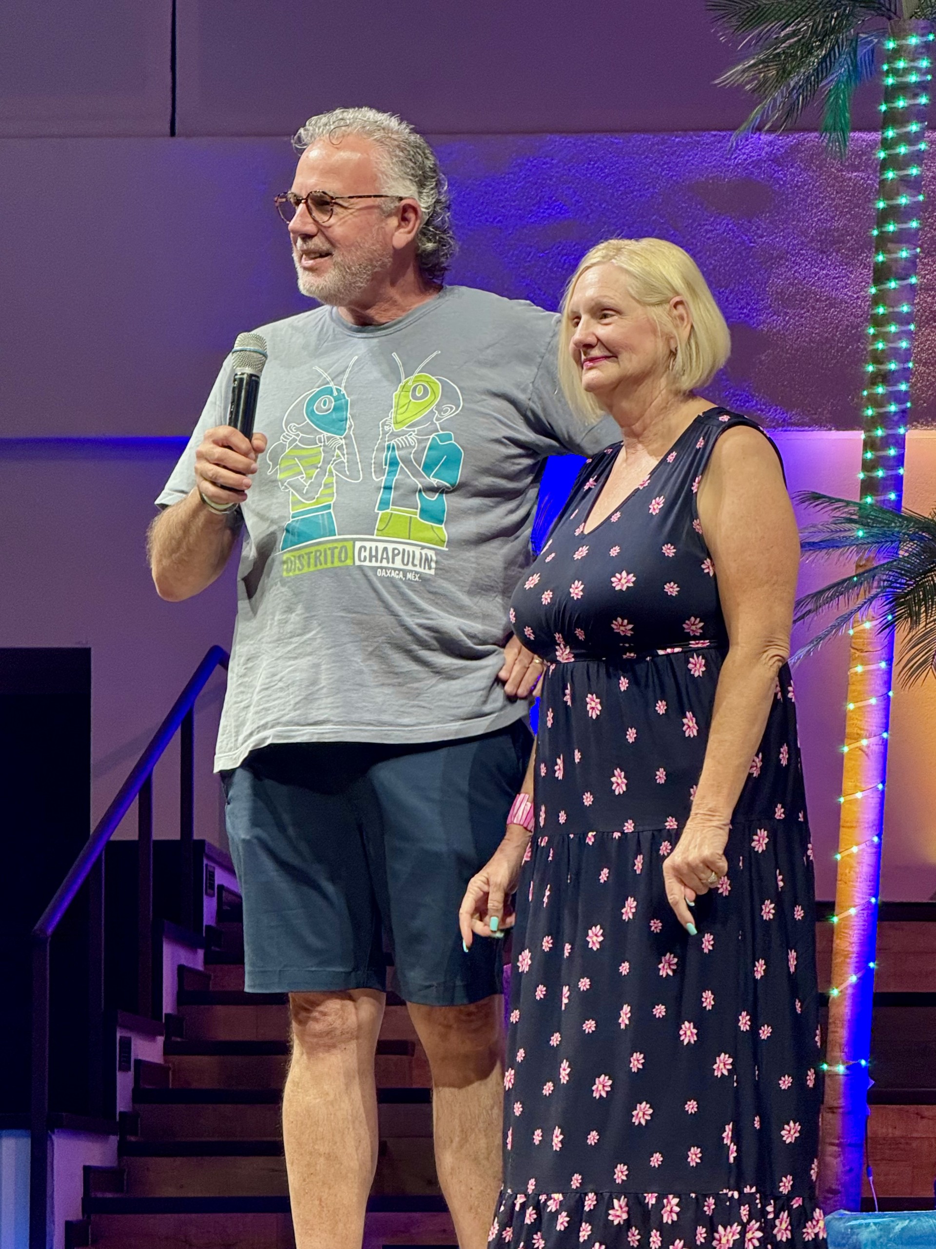 Dave and Dawn Sharing at Village 7 VBS