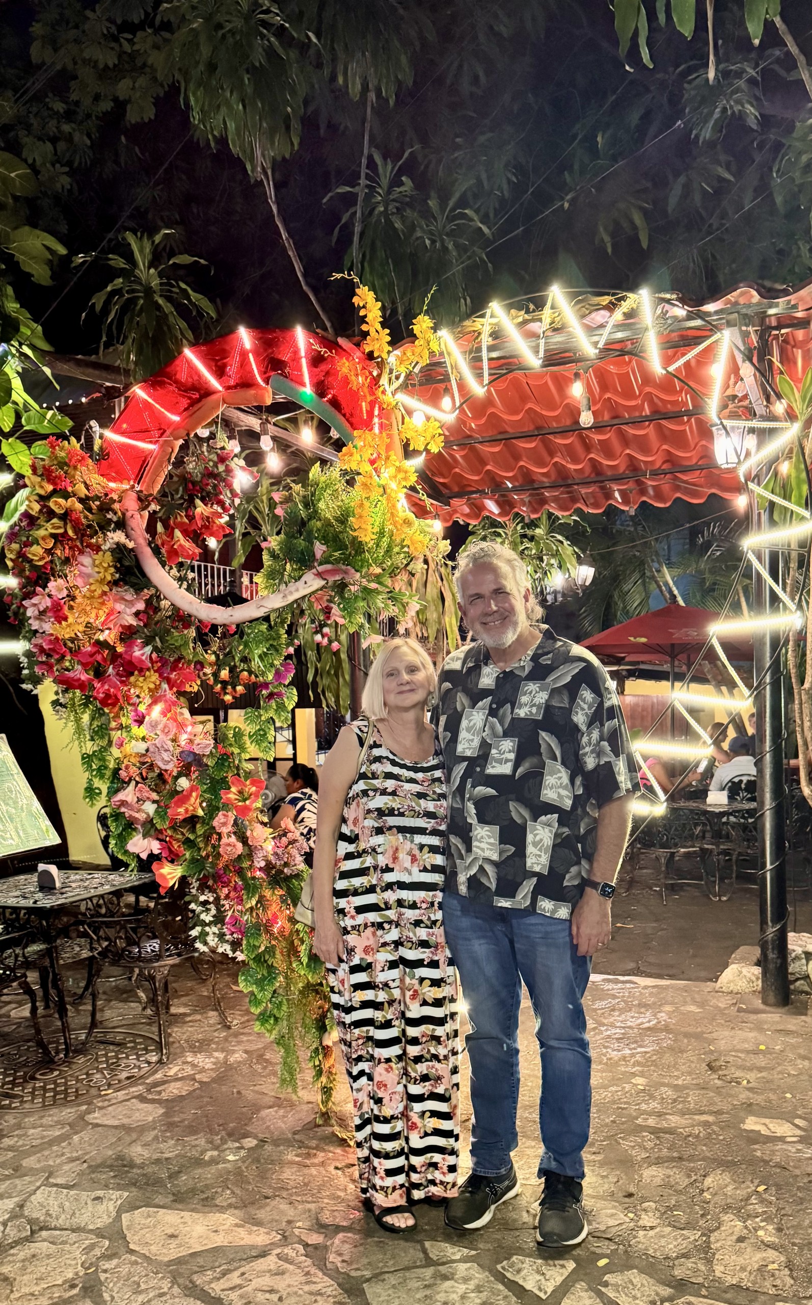 Dawn and I in Palenque, Chiapas.