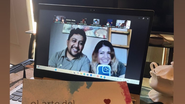 Davis and Luz from Rosarito taking the Art of Marriage course.