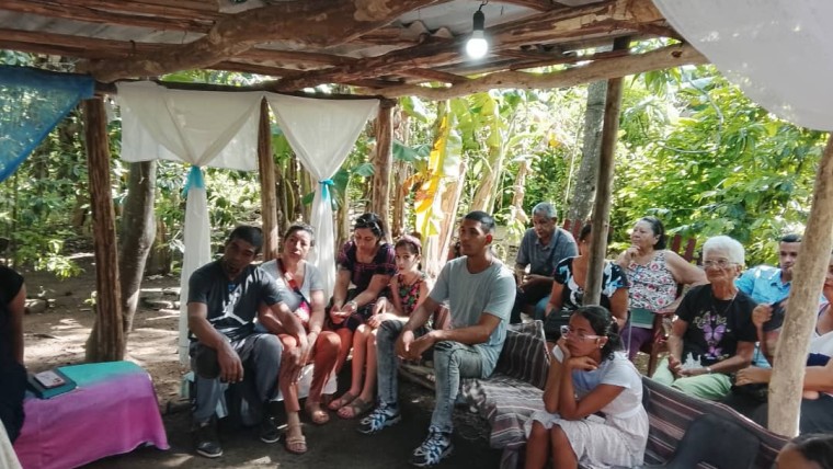 Sunday Church gathering.