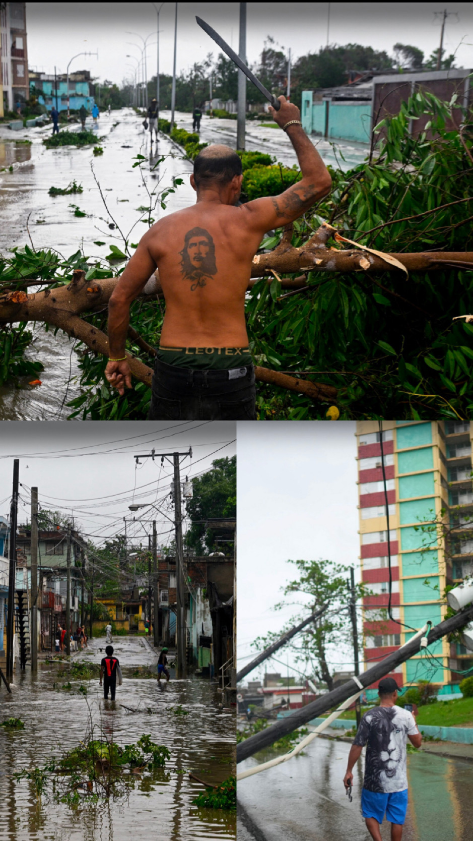 Devastation and disaster after the storm