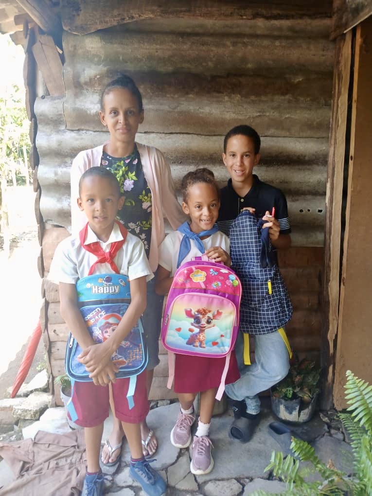 One of the families that we were able to bless through Hannah’s Toys of Hope