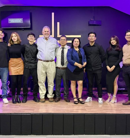 The Munoz Family and worship team