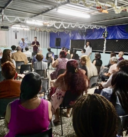 One of our partner churches worshipping the Lord on the Big Island