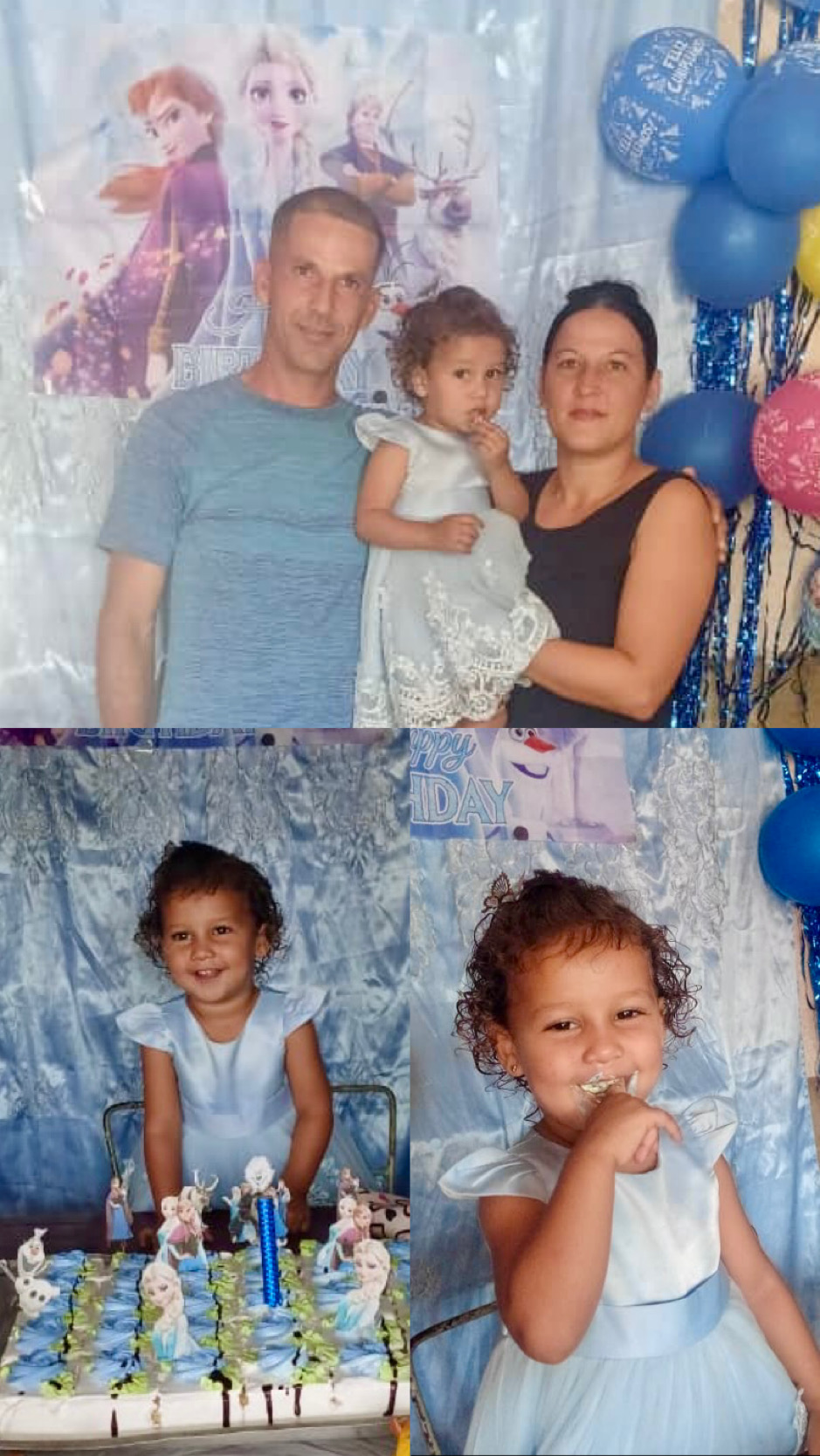 Dairon and Dayana are celebrating their daughter Hannah's second birthday.