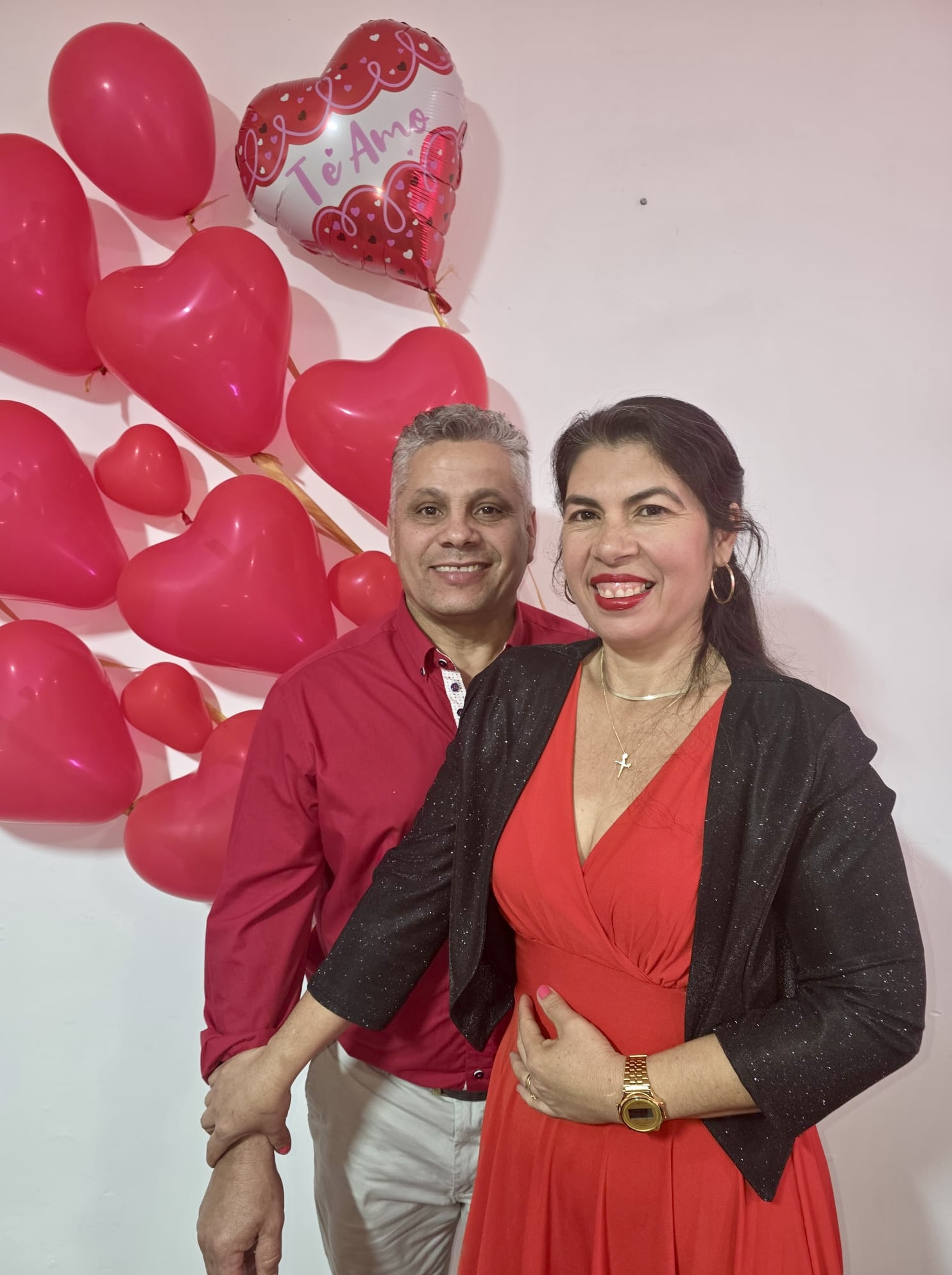 Dago and Yaima in their new church in Spain