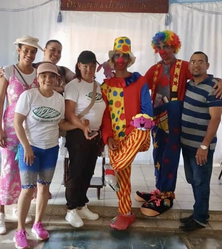 Yaima with Pastor Guberto and her ministry team for Hannah's Toys of Hope.