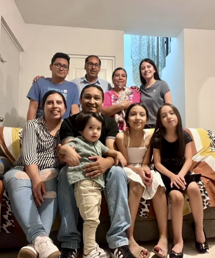 Juan and his family