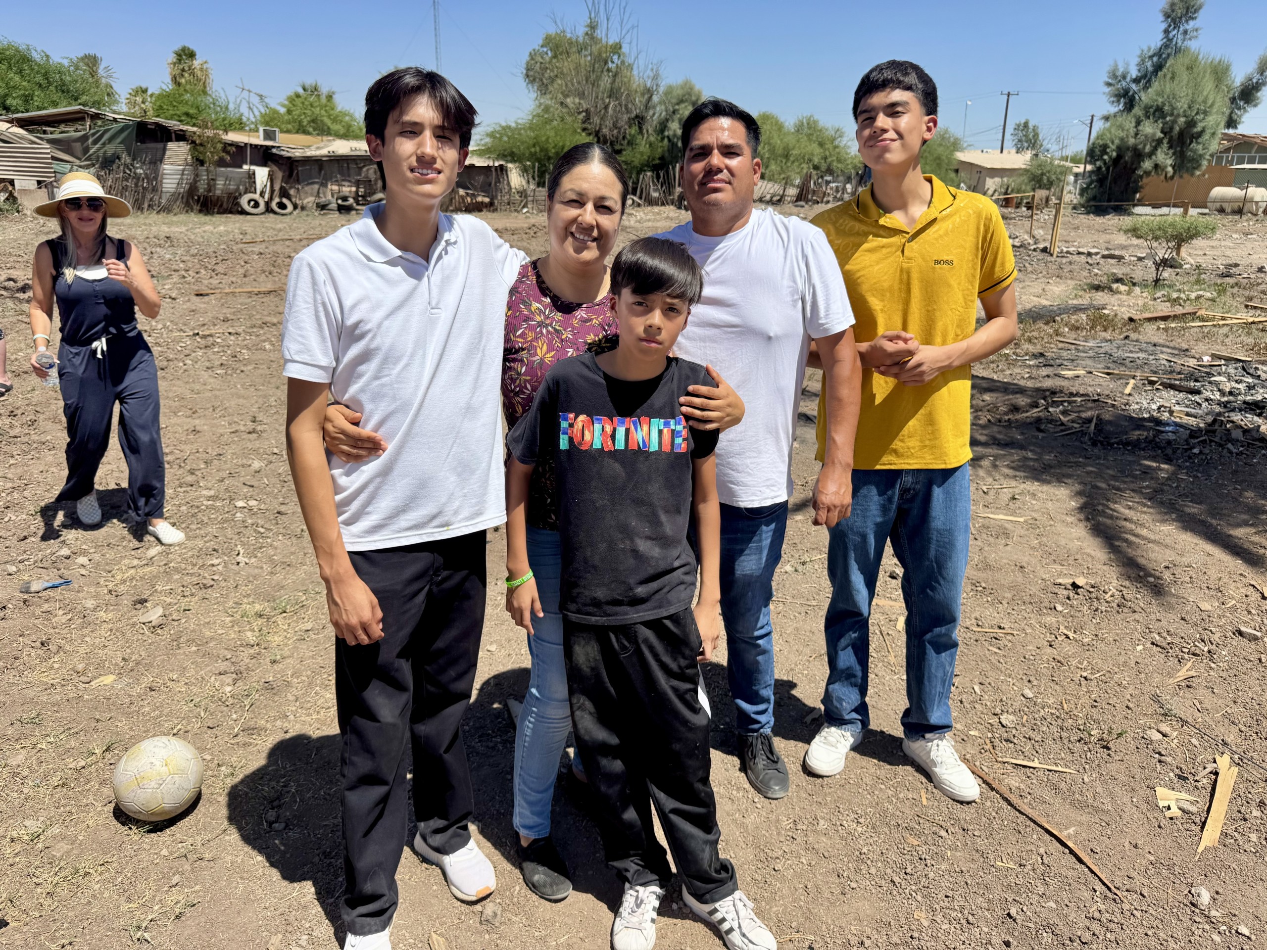Pastor Favian, his wife Ana, and their three boys Favian, Emmanuel & Asael