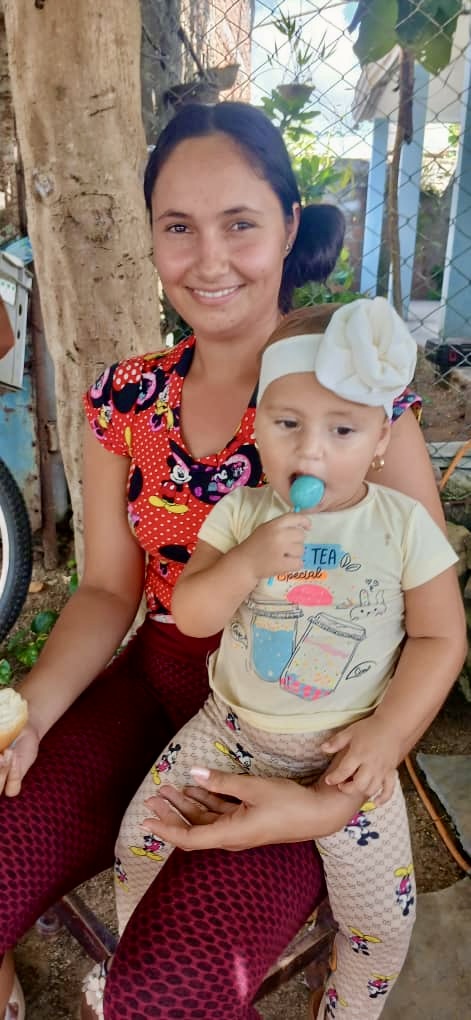 Bringing joy to a mother and her little girl